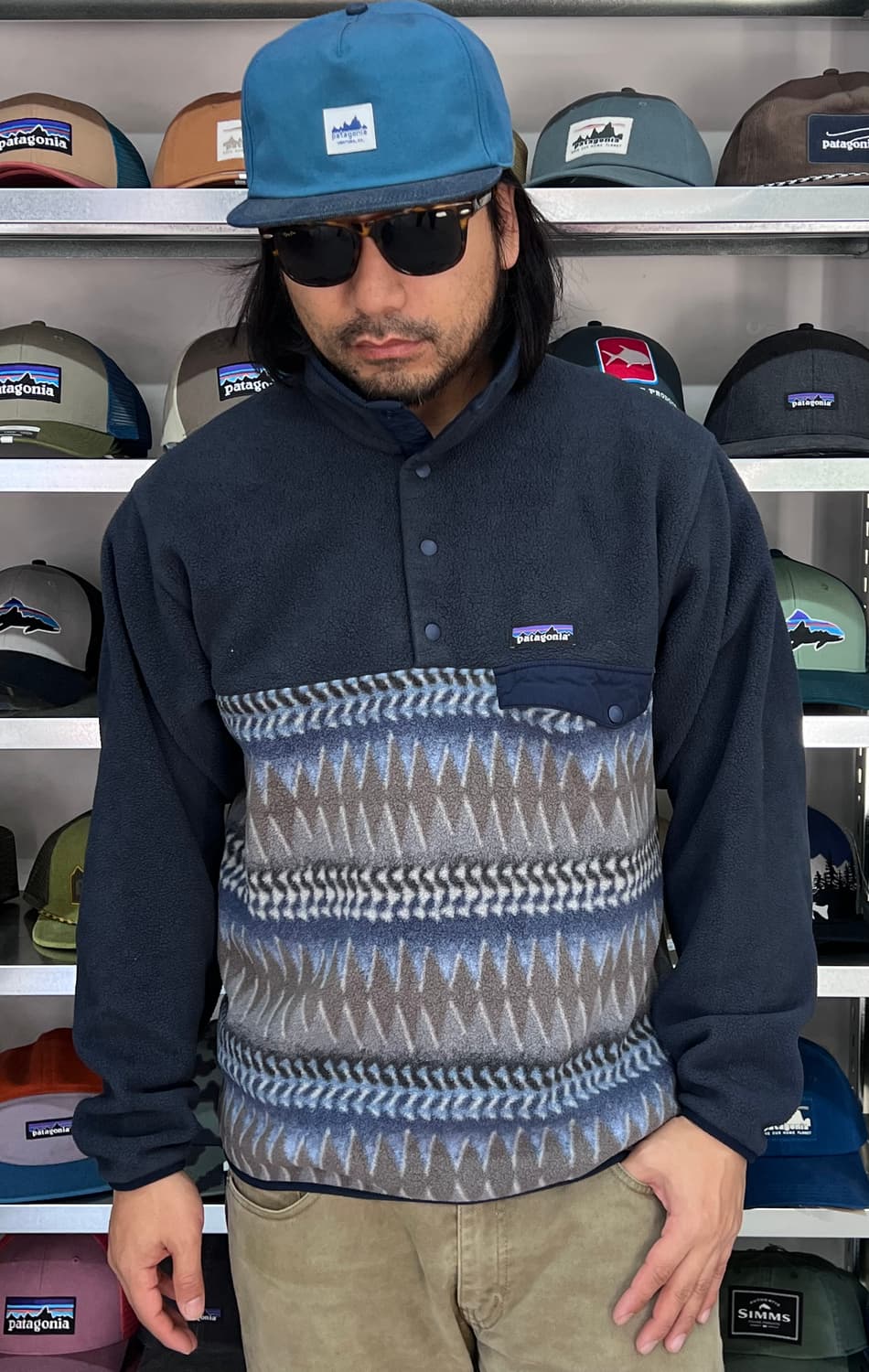 파타고니아 신칠라 스냅티 플리스 풀오버  M 상품이미지9