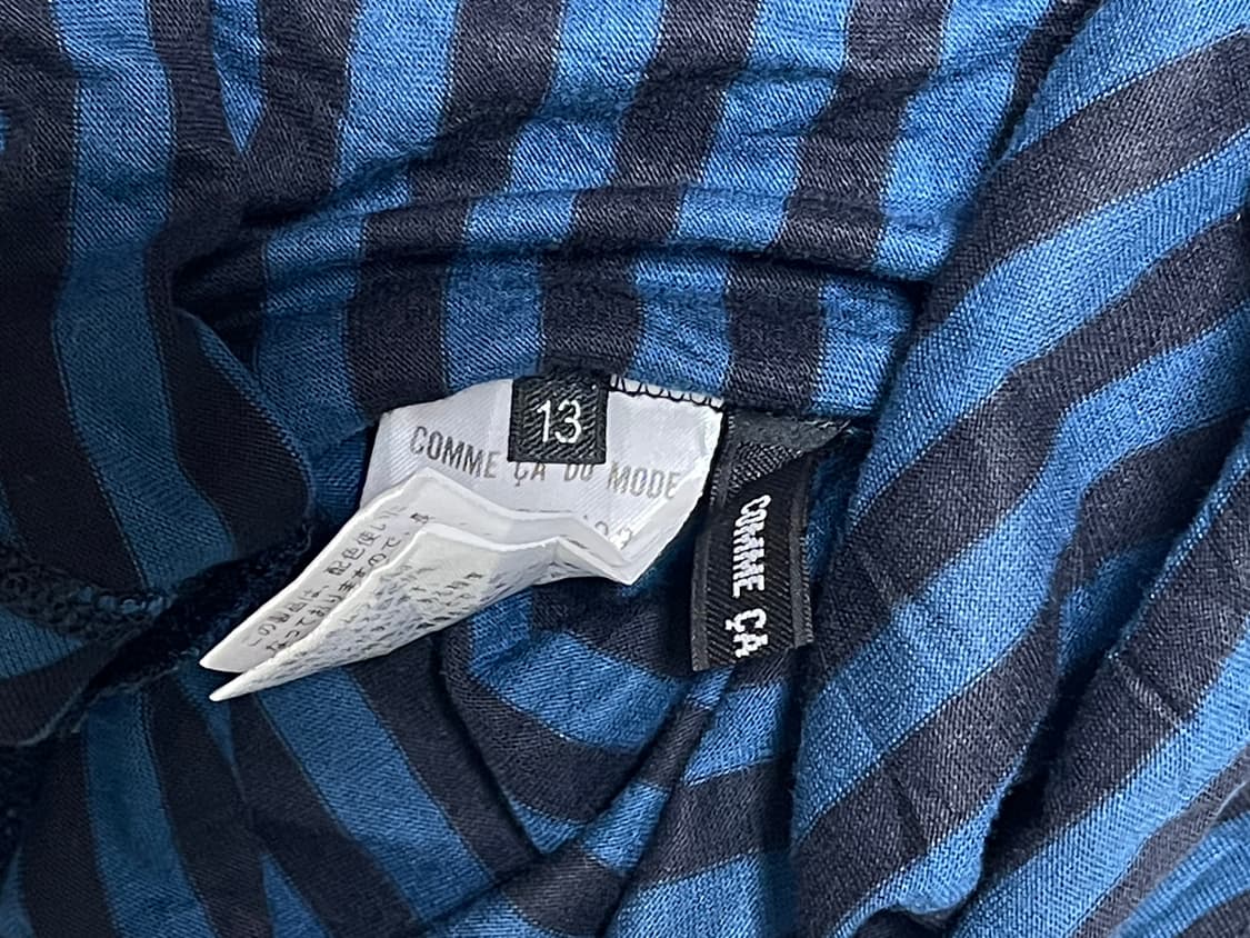 (Comme ca du mode)stripe blue sleeve t 상품이미지5