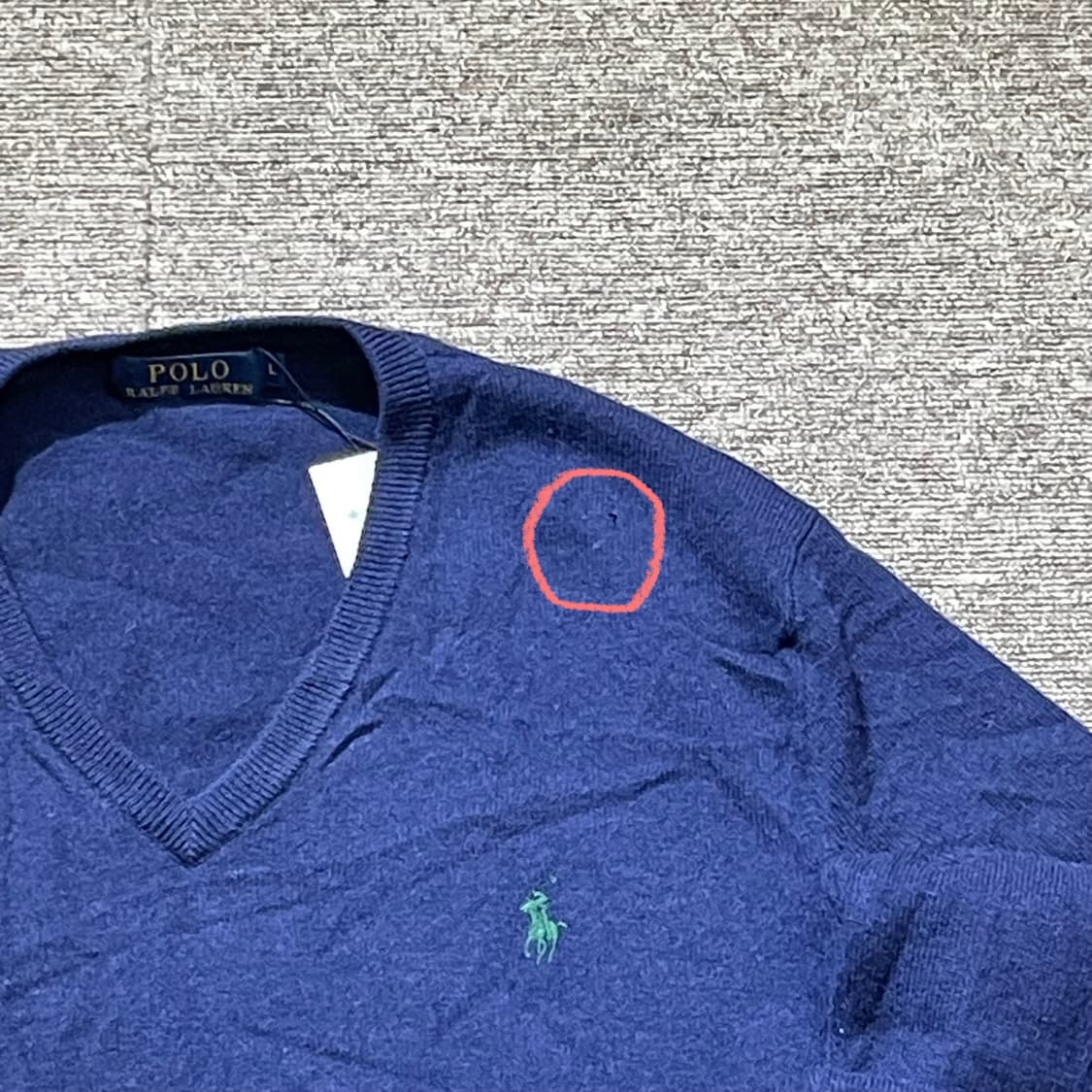 (L) POLO 폴로 랄프로렌 브이넥 니트 상품이미지4