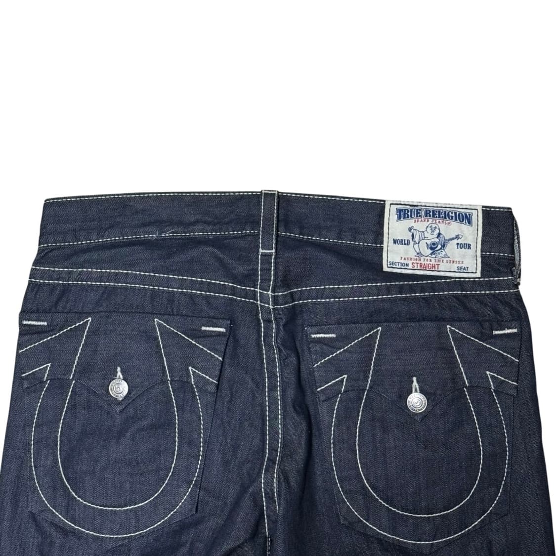 트루릴리전 월드투어 빅로고 스티치 플레어 스트레이트 데님 팬츠 상품이미지7