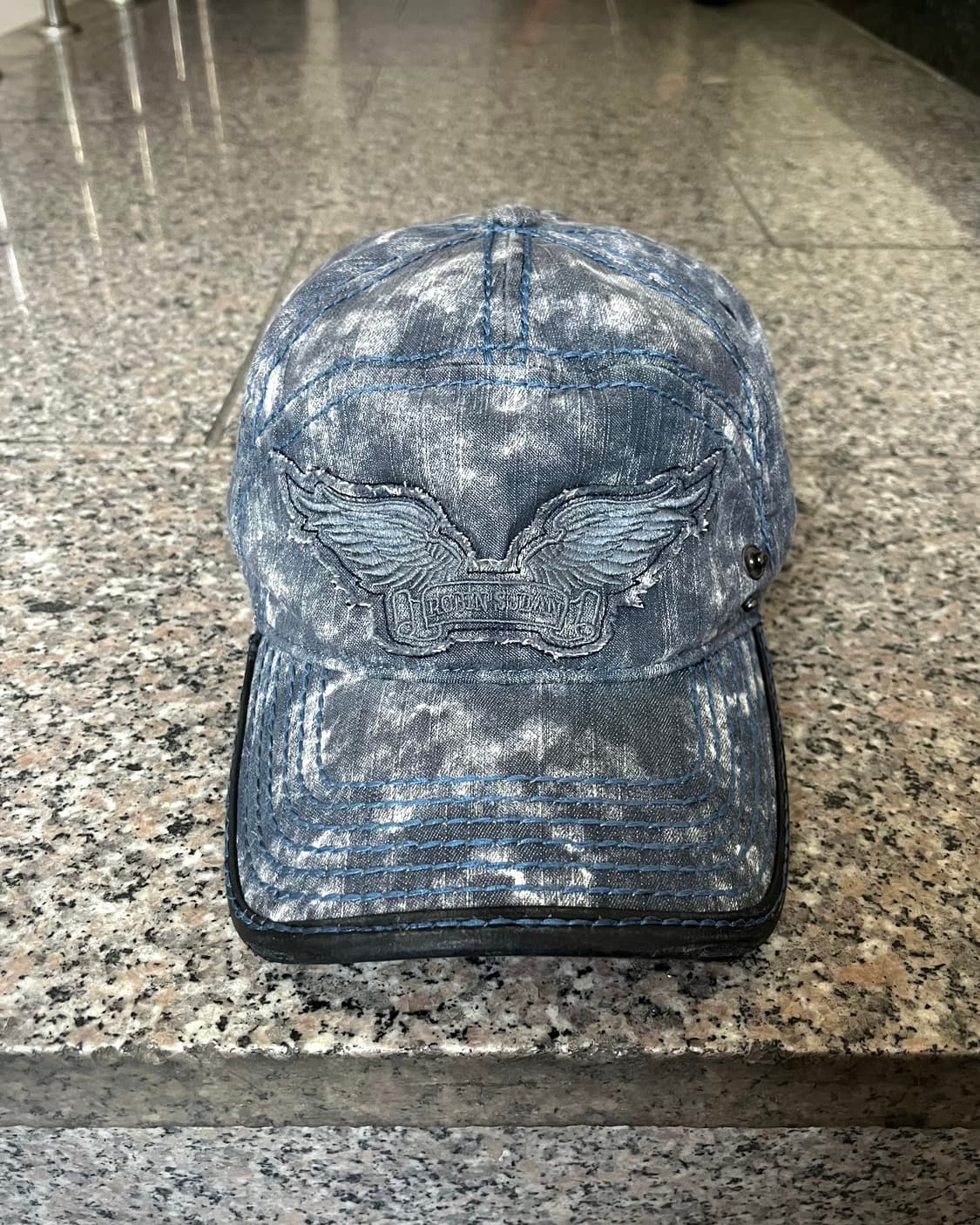 90-00s Robin's Jeans Denim Wings Cap 상품이미지3