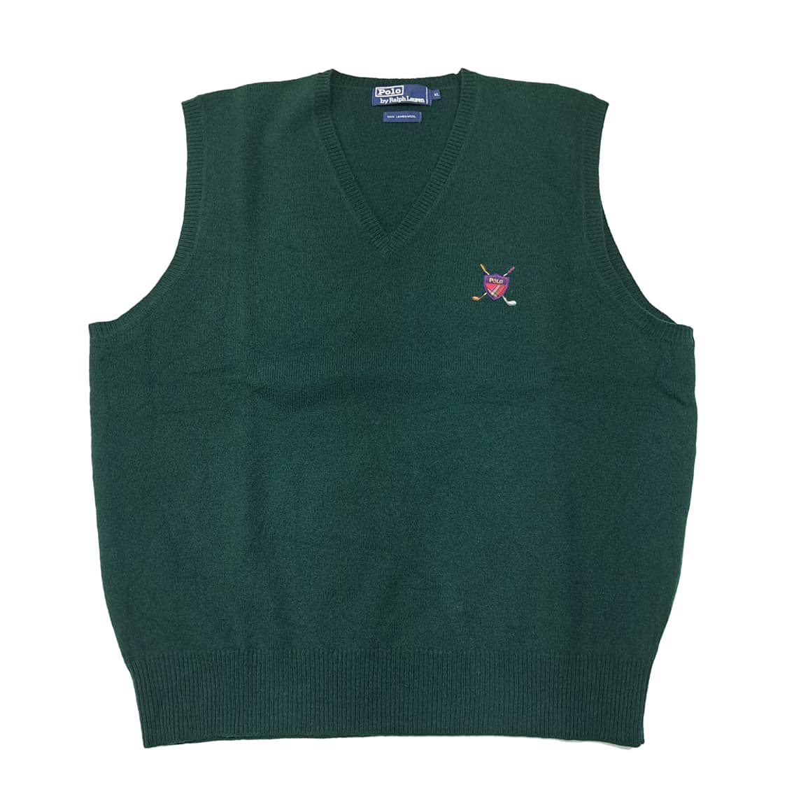 CL188 XL 폴로 램스울 크레스트 니트 베스트 상품이미지1