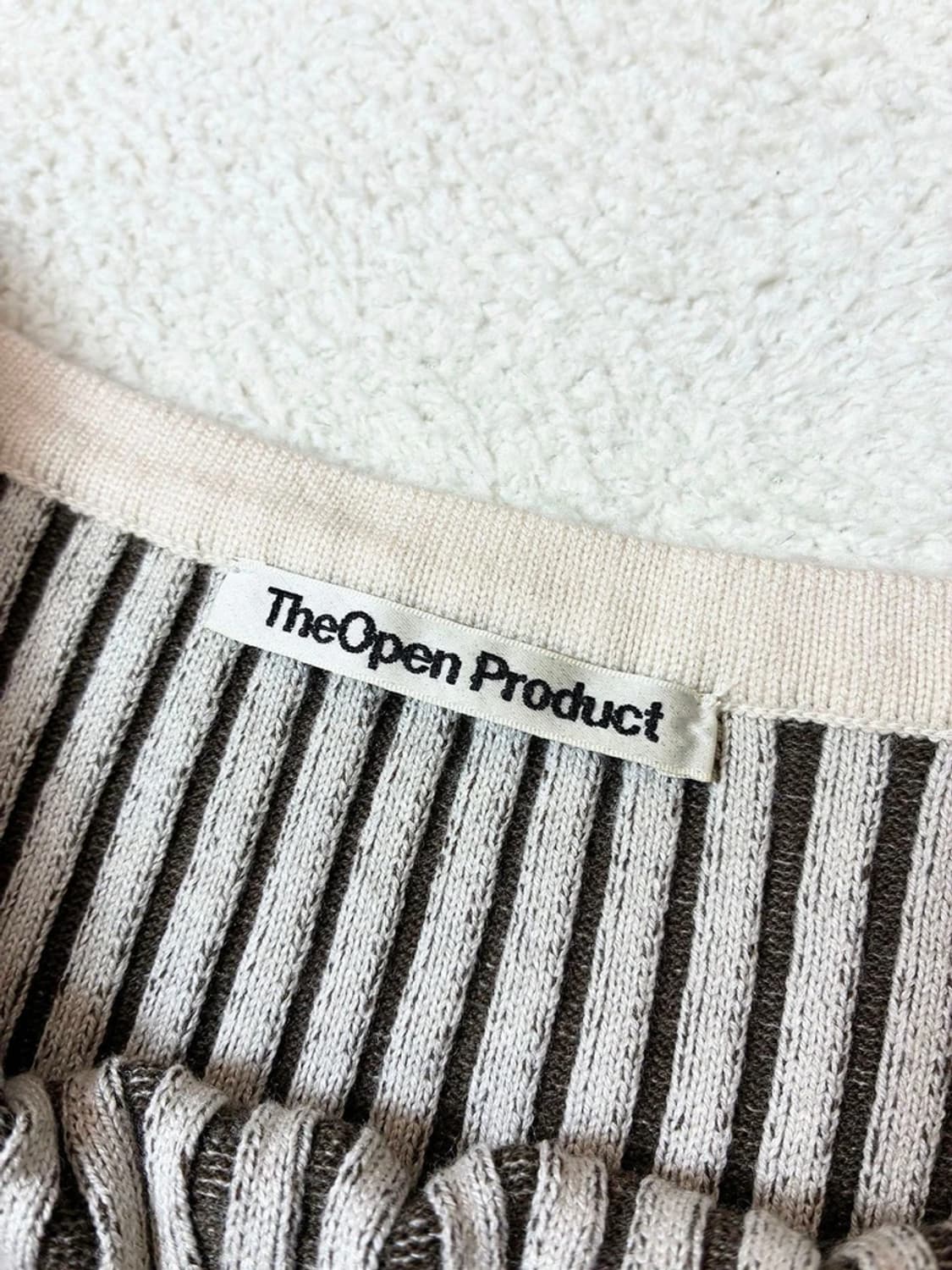 더오픈프로덕트 22ss 리브드 골지 원피스 PN6947 상품이미지9