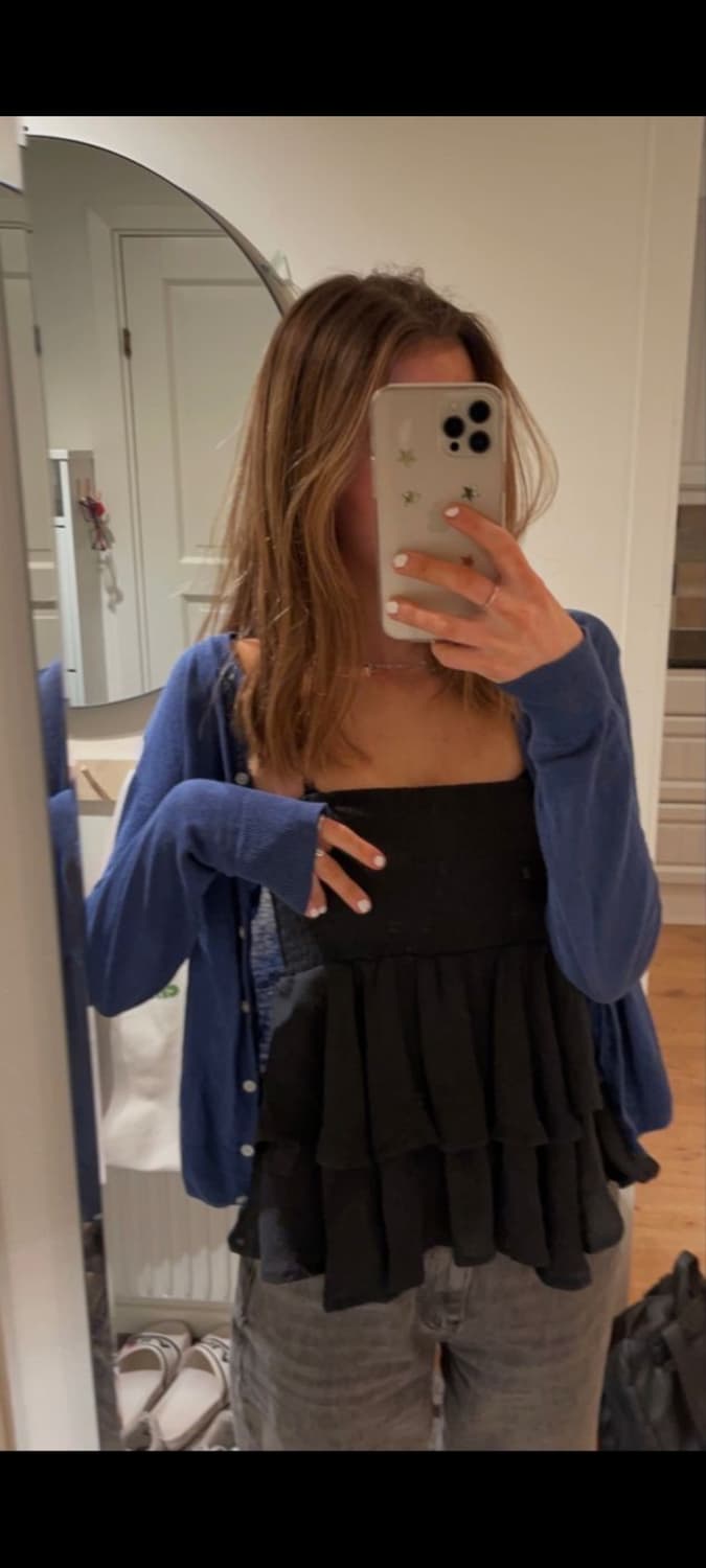 갸루 y2k 빈티지 펀칭 레이스 리본 나시 뷔스티에 상품이미지4