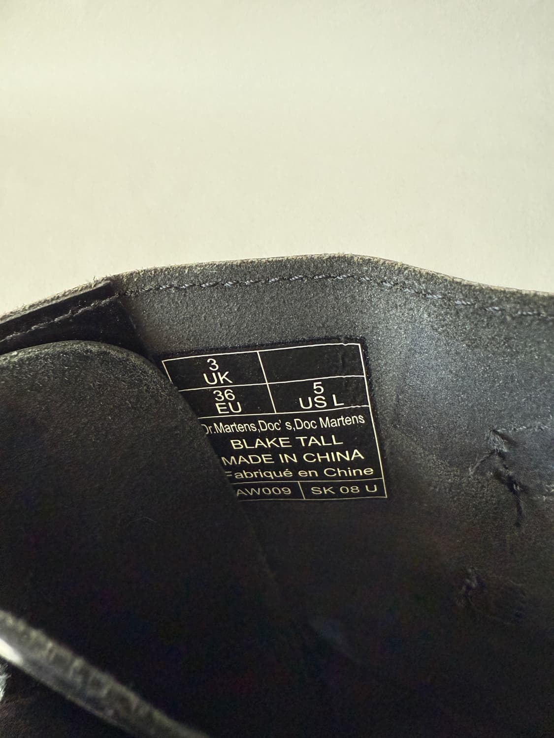 [EU36, 230]닥터마틴(Dr.Marten) 벨크로 롱 부츠 상품이미지10