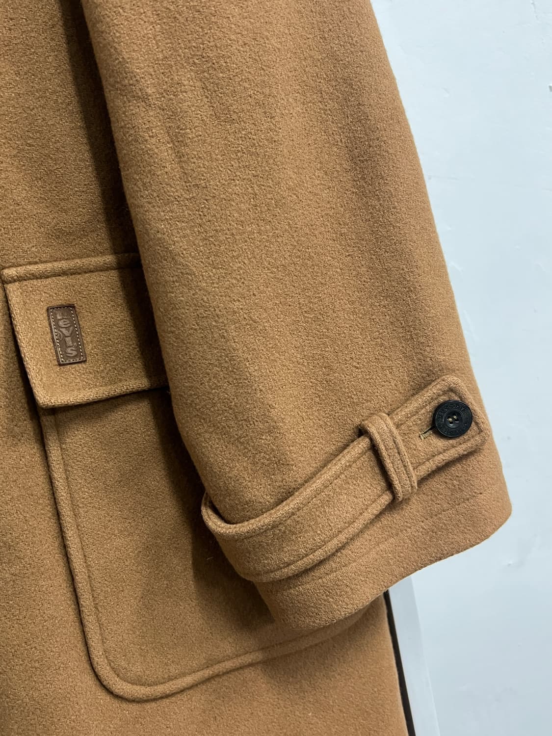 Levis 리바이스 레드탭 더플코트 후드 떡볶이 롱 코트 상품이미지3