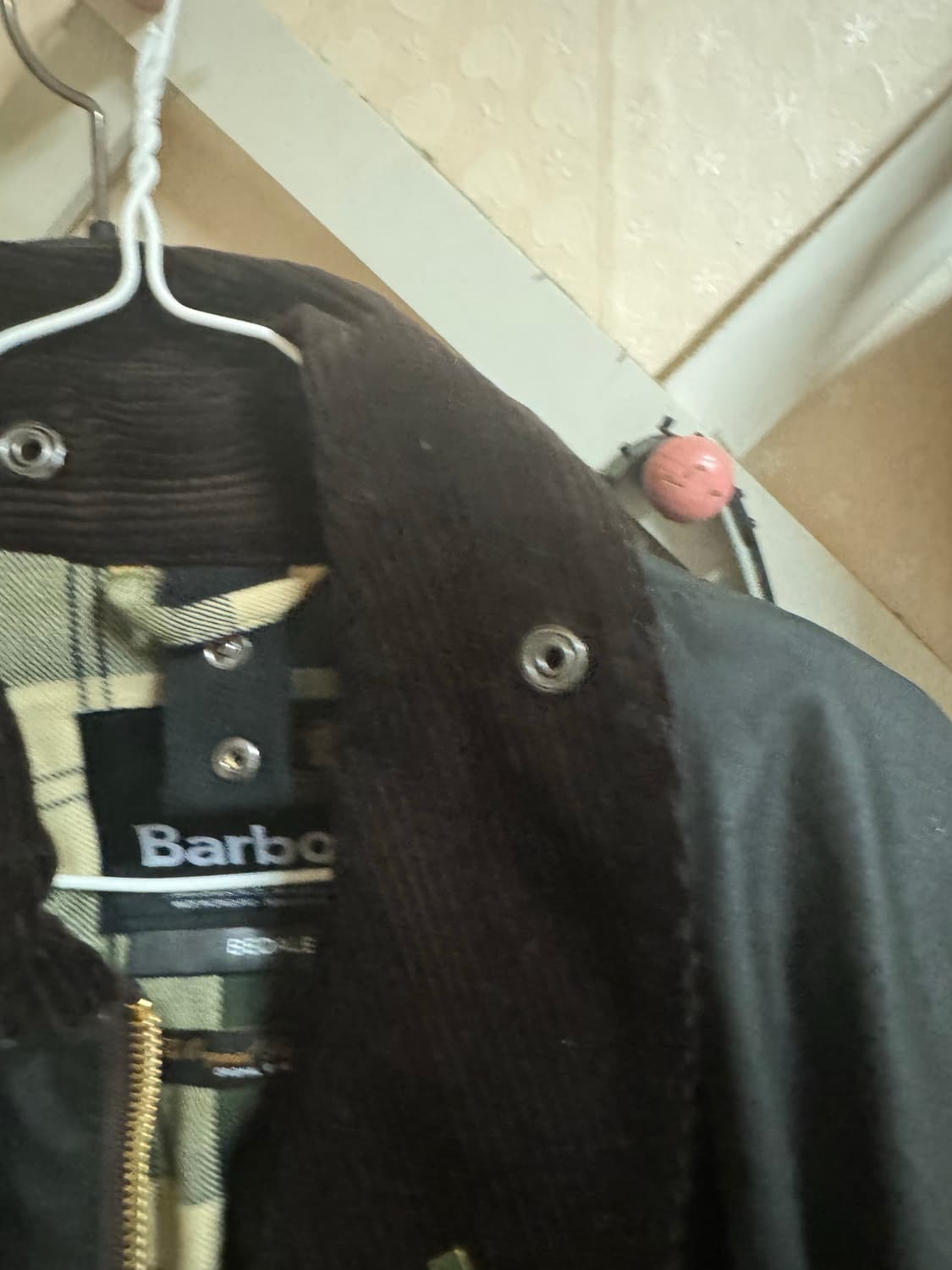 바버 비데일 왁스 자켓 세이지 uk42 상품이미지3