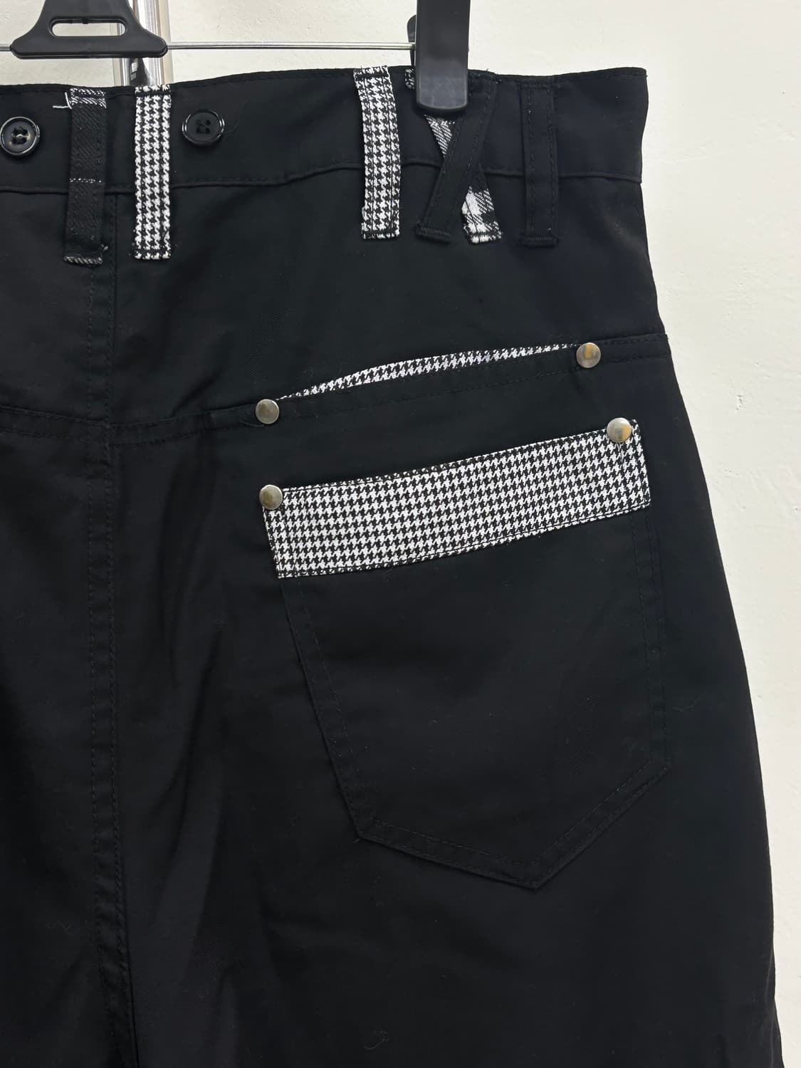 빈티지 펑크룩 락시크 블랙 로우라이즈 팬츠 상품이미지8