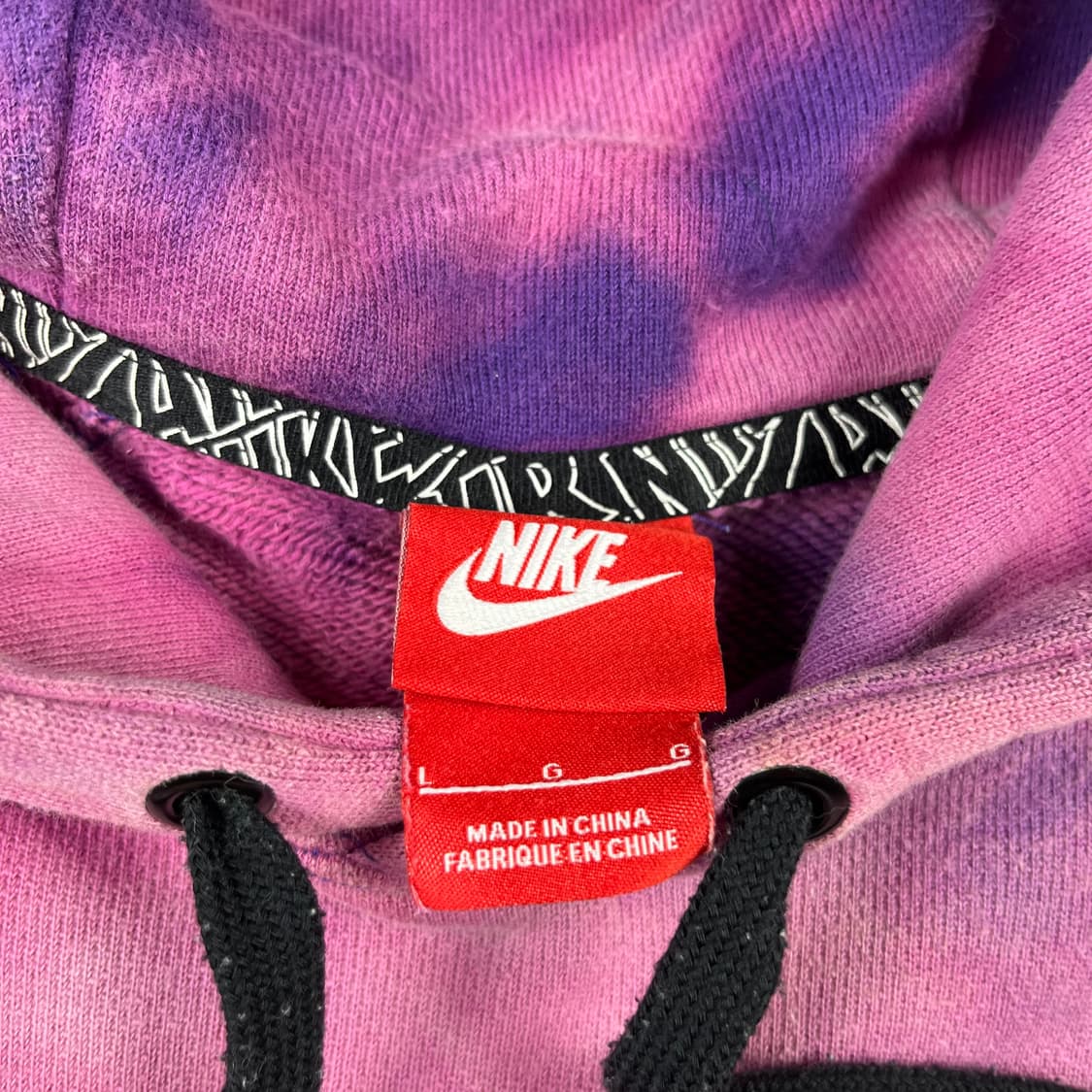 나이키 커스텀 타이다이 빅로고 후드티 상품이미지5