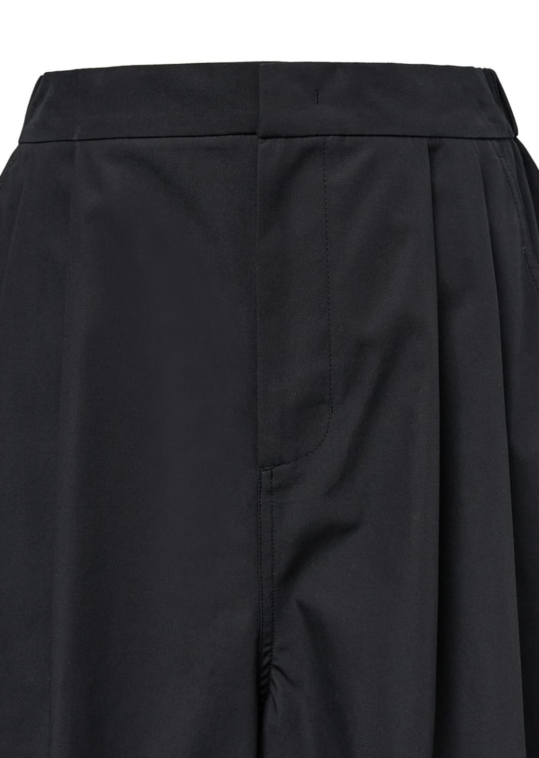 아모멘토 턱 와이드 쇼츠 블랙 M 상품이미지2