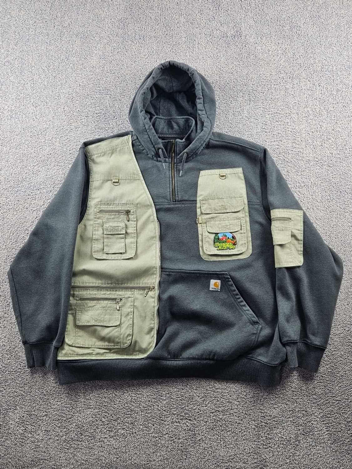 칼하트 포켓 베스트 커스텀 스웻 후드 티셔츠 ( 3XL ) / 10987 상품이미지2