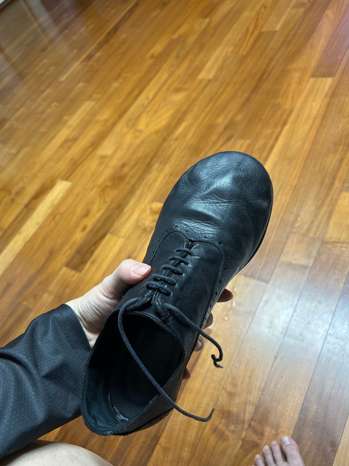 퍼포레이티드 디테일 브로그 상품이미지5