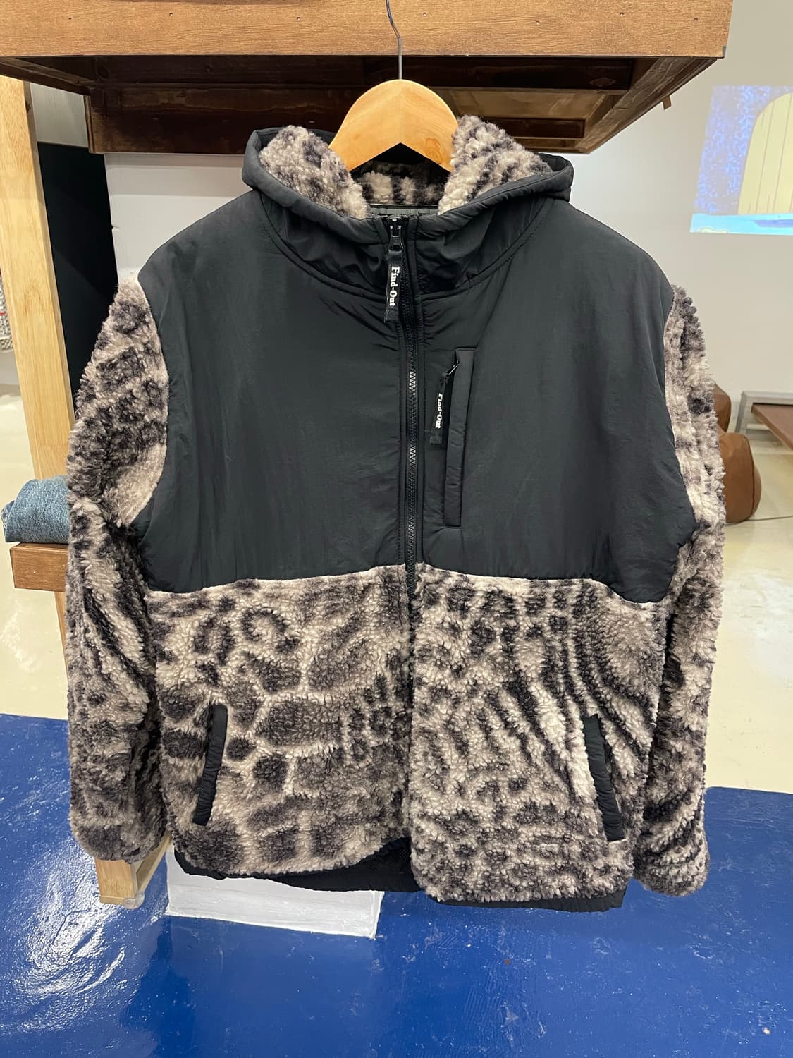 Japanese 레오파드 데날리 후드 후리스 상품이미지5