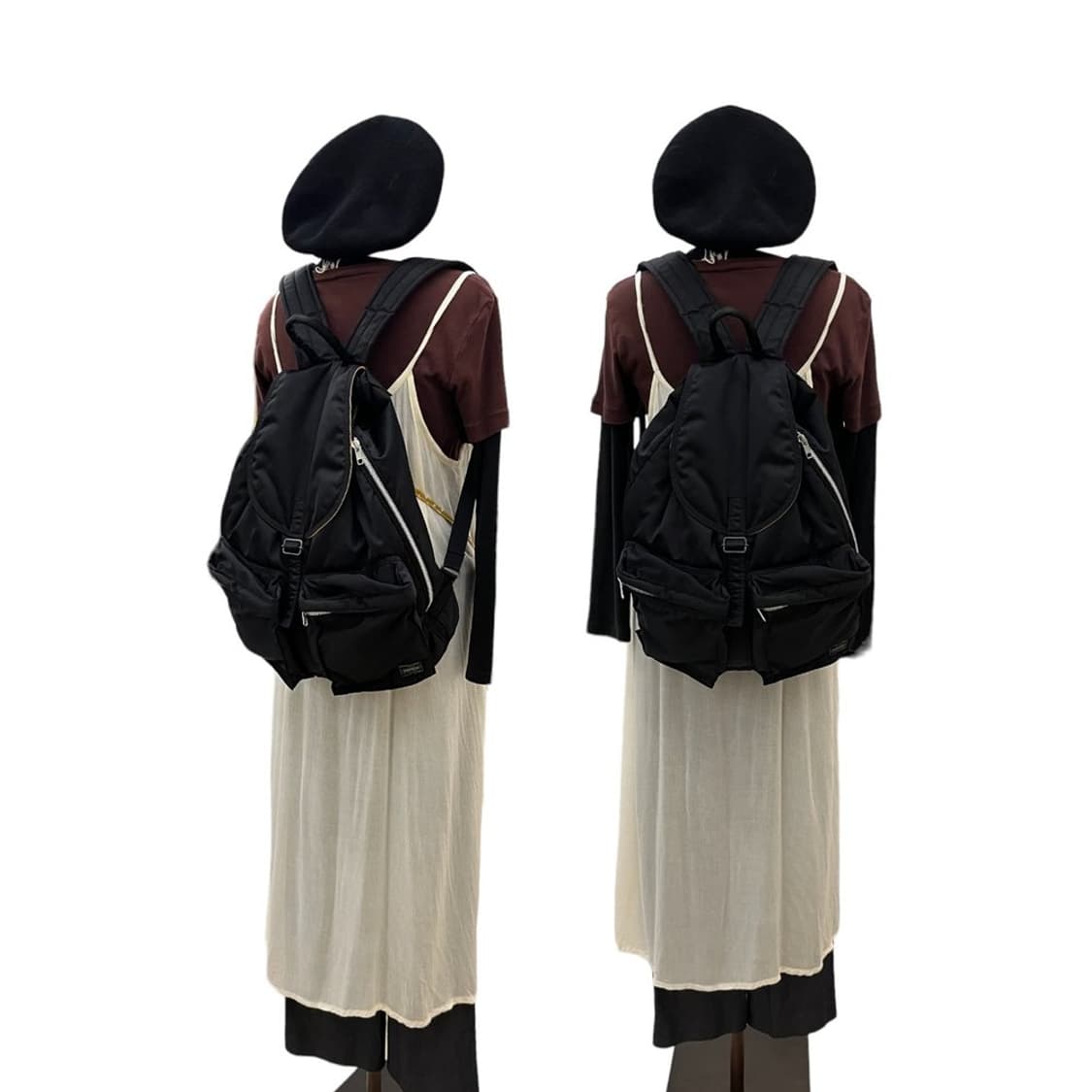 포터 탱커 럭색 백팩 블랙 (지퍼) 상품이미지10