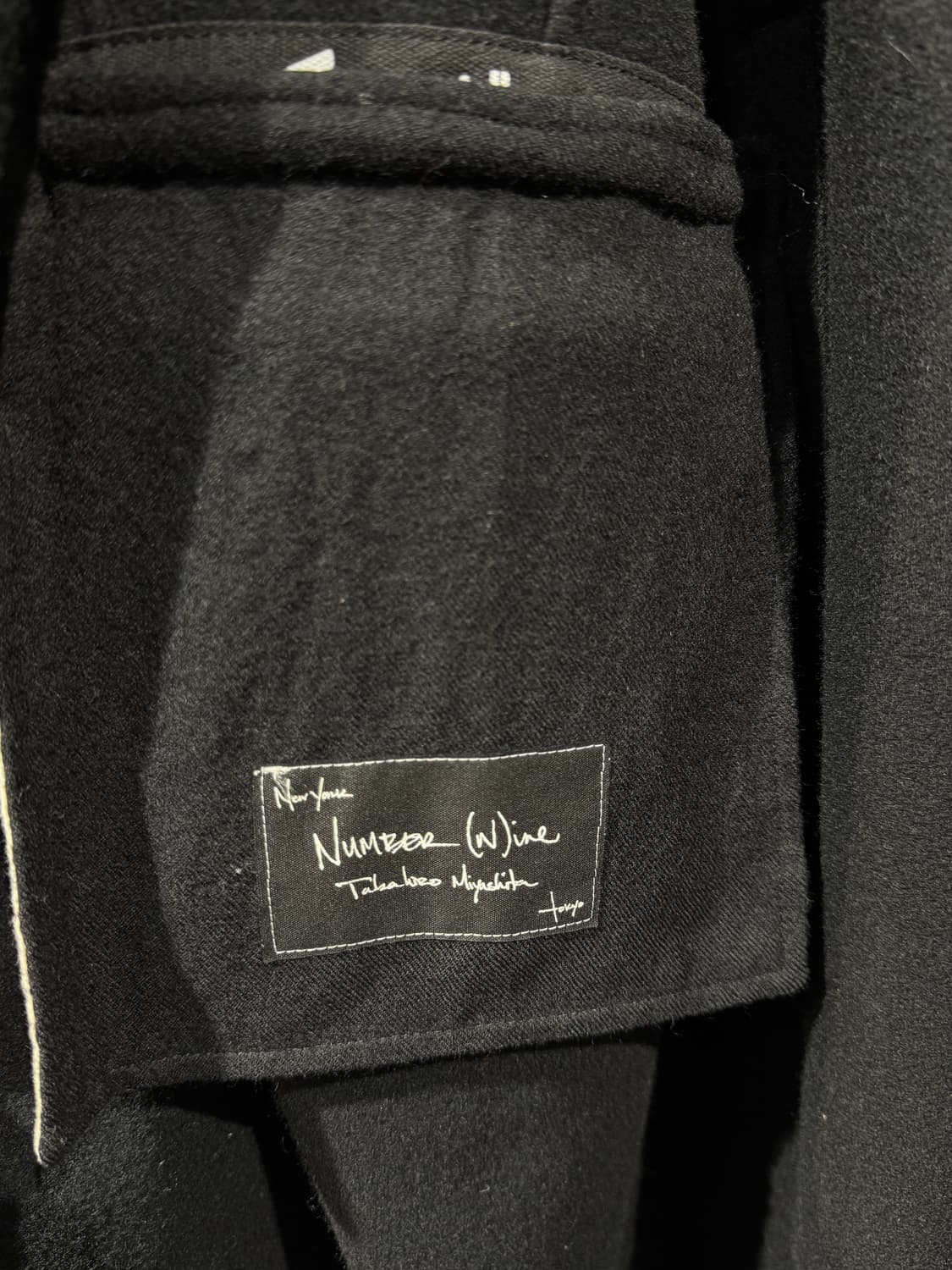 Number Nine black coat 상품이미지3