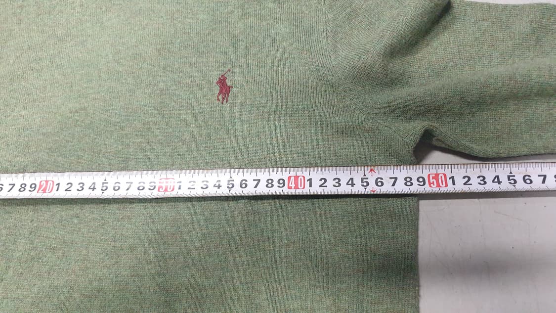 폴로 랄프로렌  메리노울 니트 XS 올리브 상품이미지7