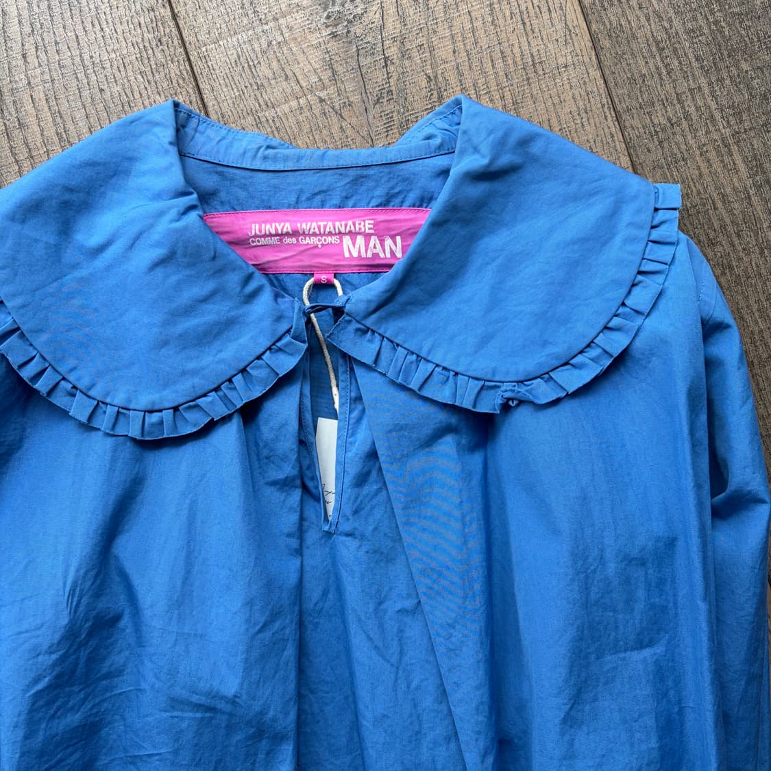 Blue Frill Collar Blouse 상품이미지4