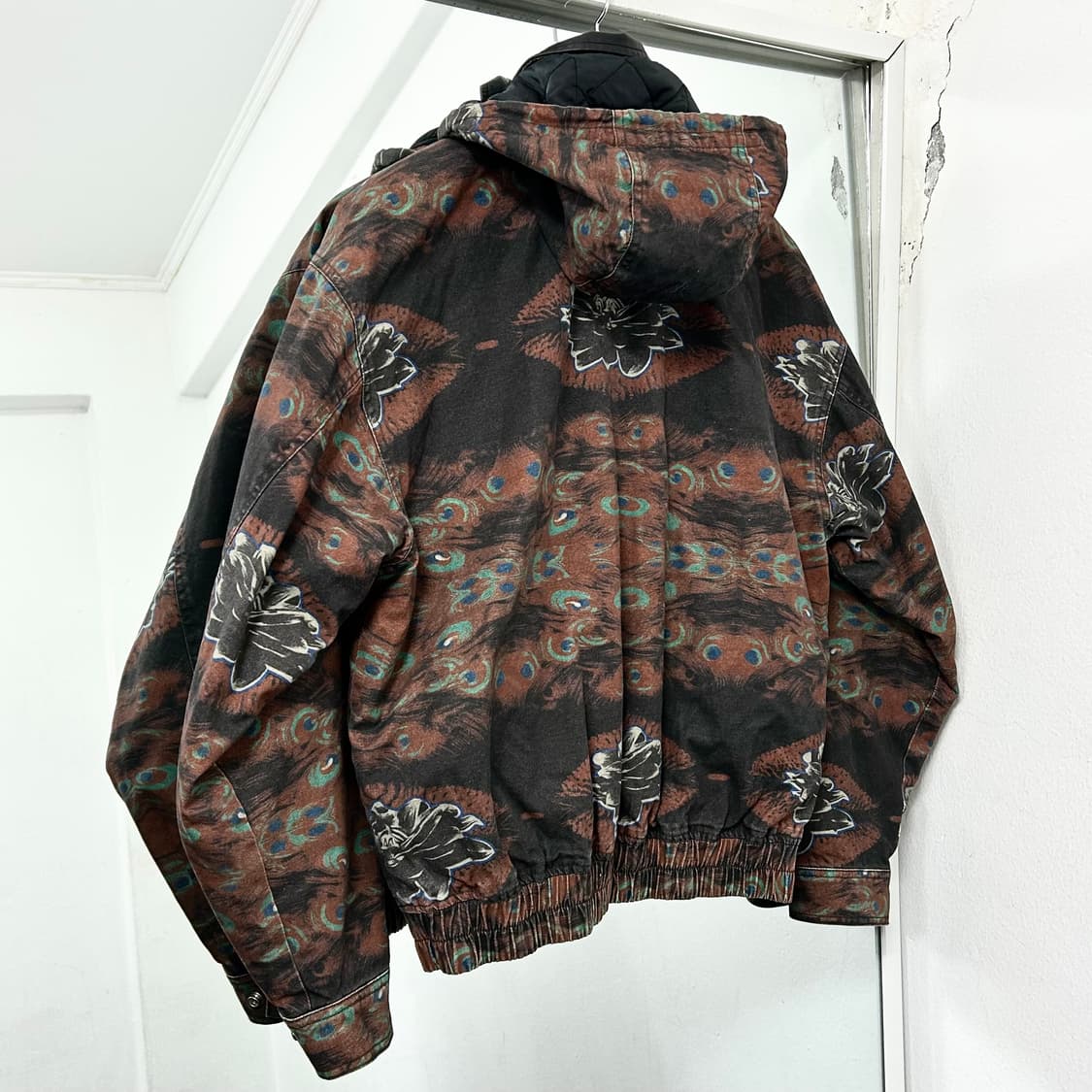 슈프림 23FW 레더카라 유틸리티 자켓 피콕 상품이미지5