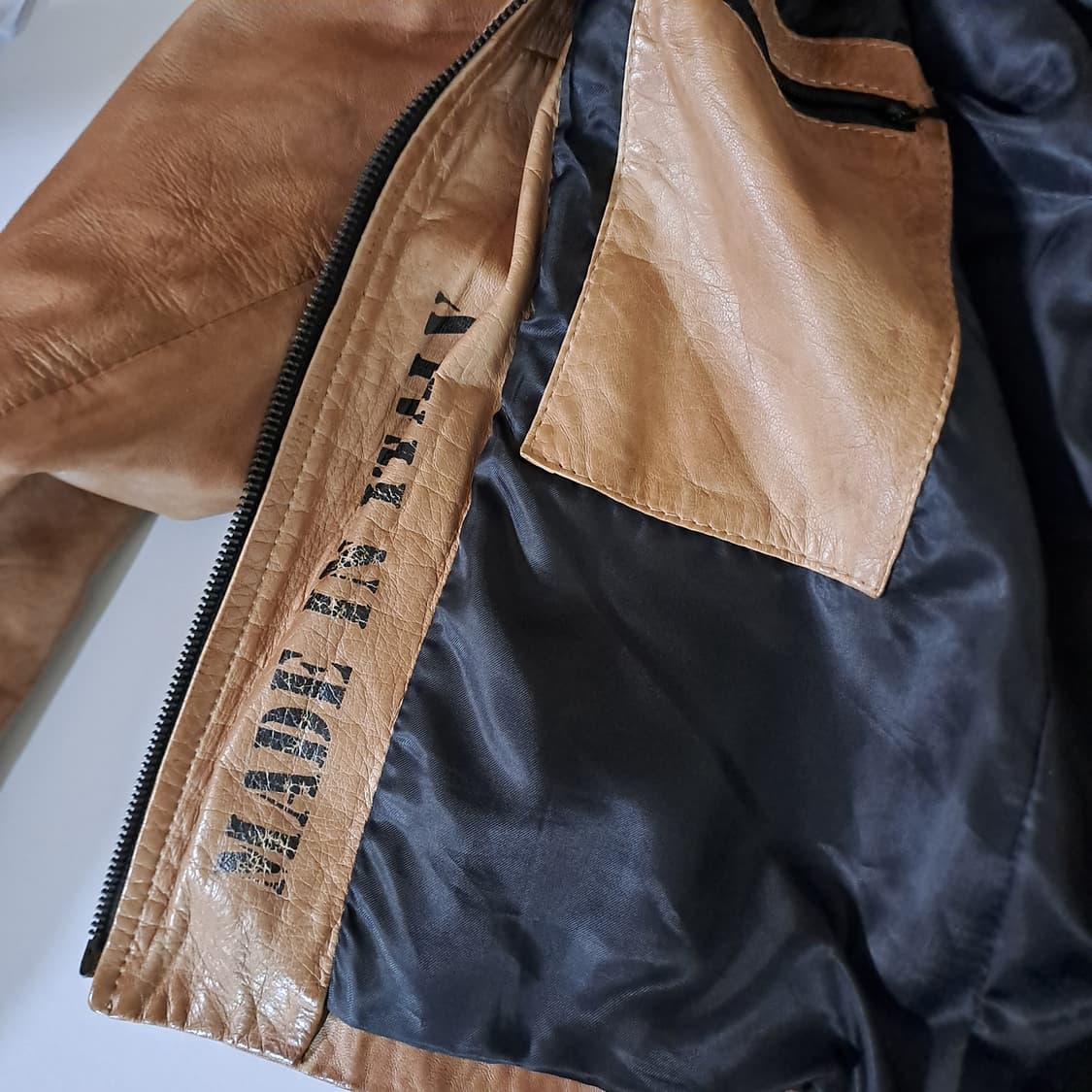 (택포) 이태리 피렌체 페루찌 양가죽 자켓 46 B369 상품이미지8