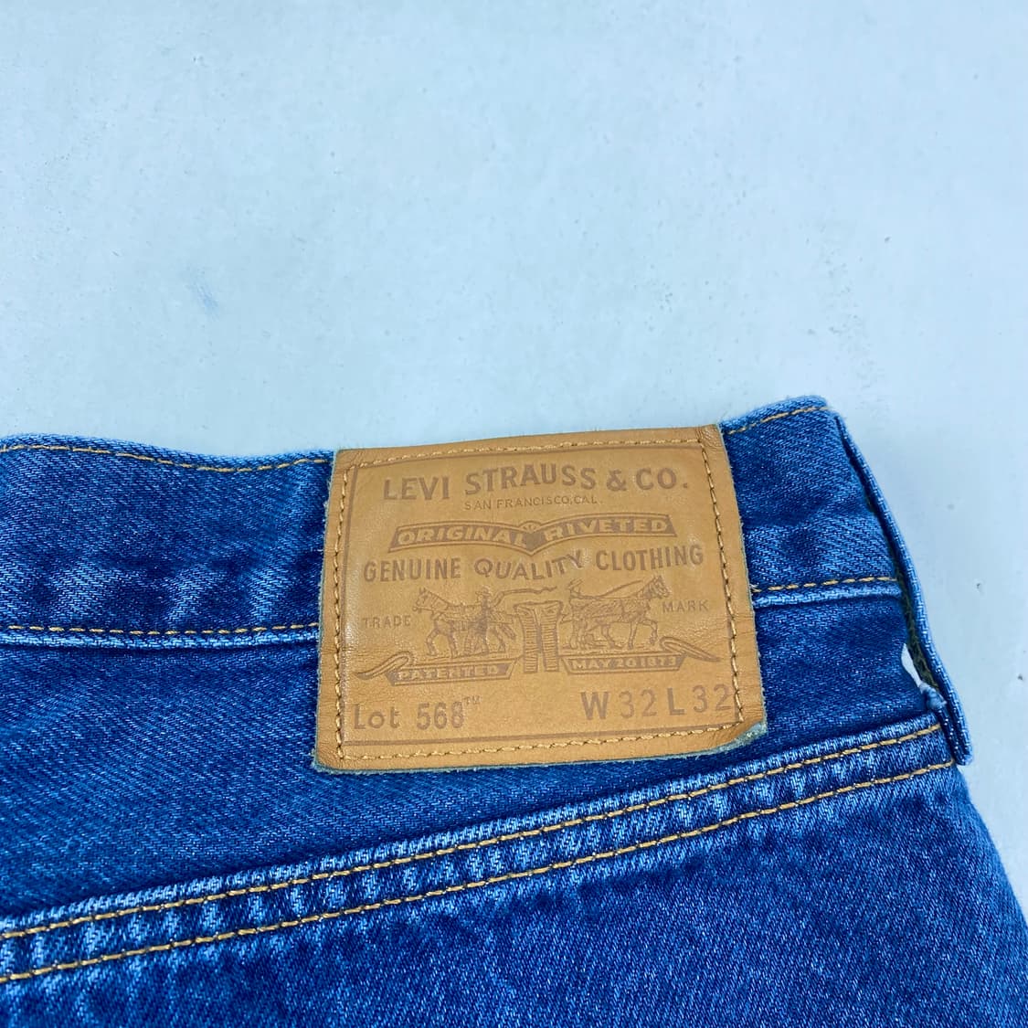 리바이스 프리미엄 빅E 568 루즈핏 데님 진 (32) 상품이미지6