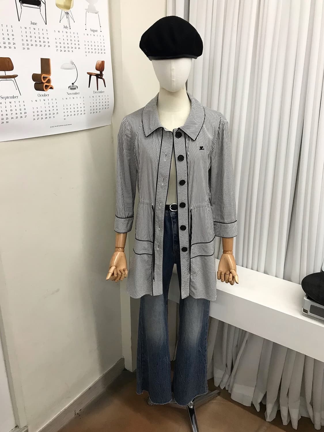 꾸레쥬 로고 코트 원피스 상품이미지9