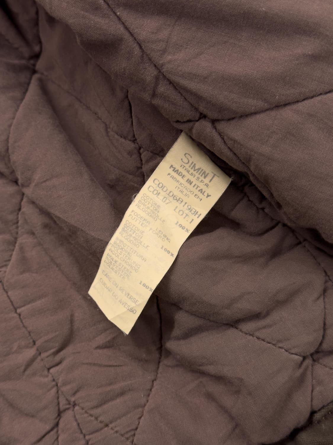 90s 아르마니 몰스킨 퀼팅 트러커 자켓 상품이미지8