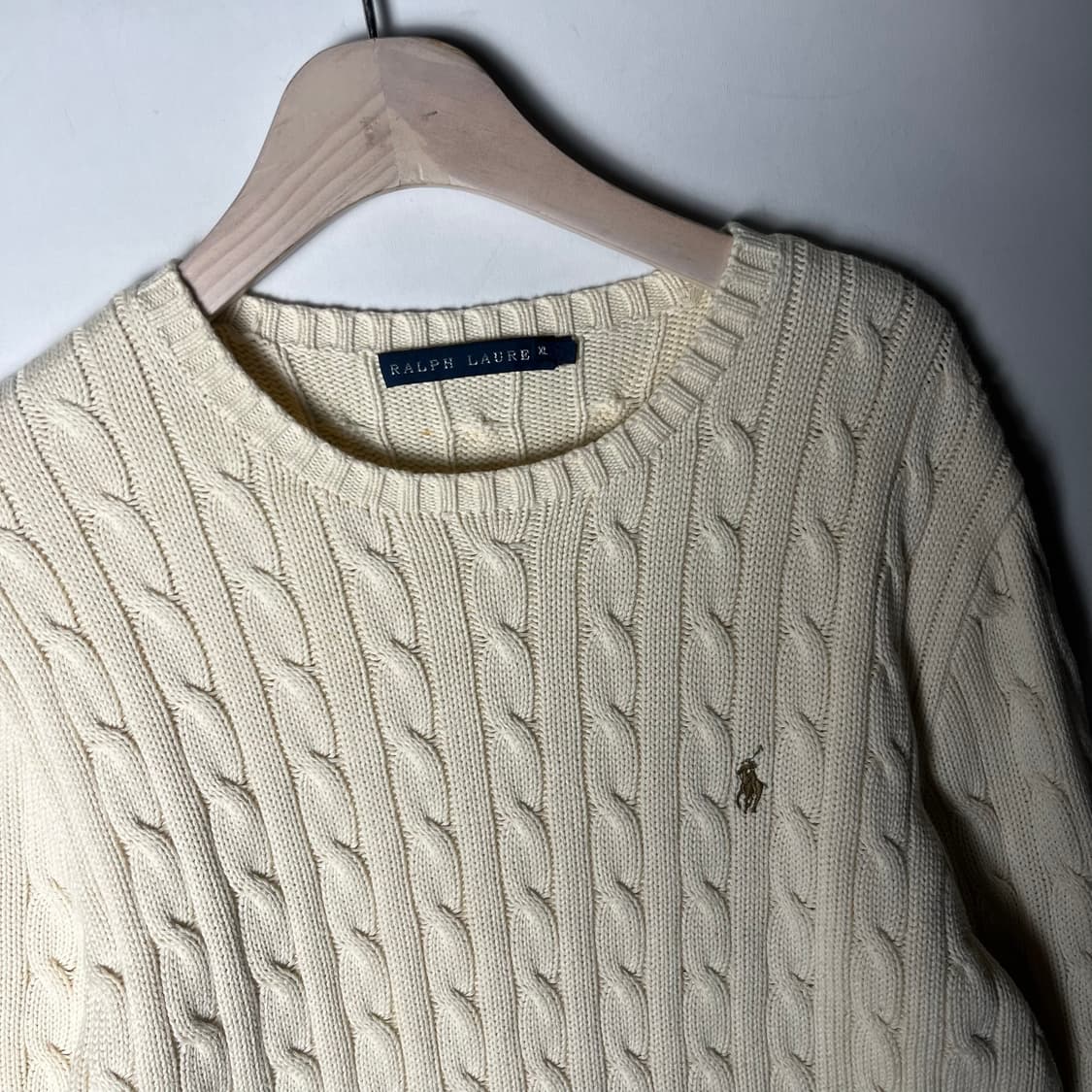 [Ralph Lauren] 폴로랄프로렌 초코포니 꽈배기 니트 상품이미지3