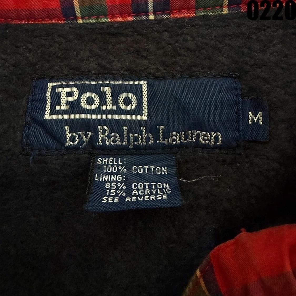 폴로 랄프로렌 클래식 타탄 체크 집업 자켓 M 0220  상품이미지7