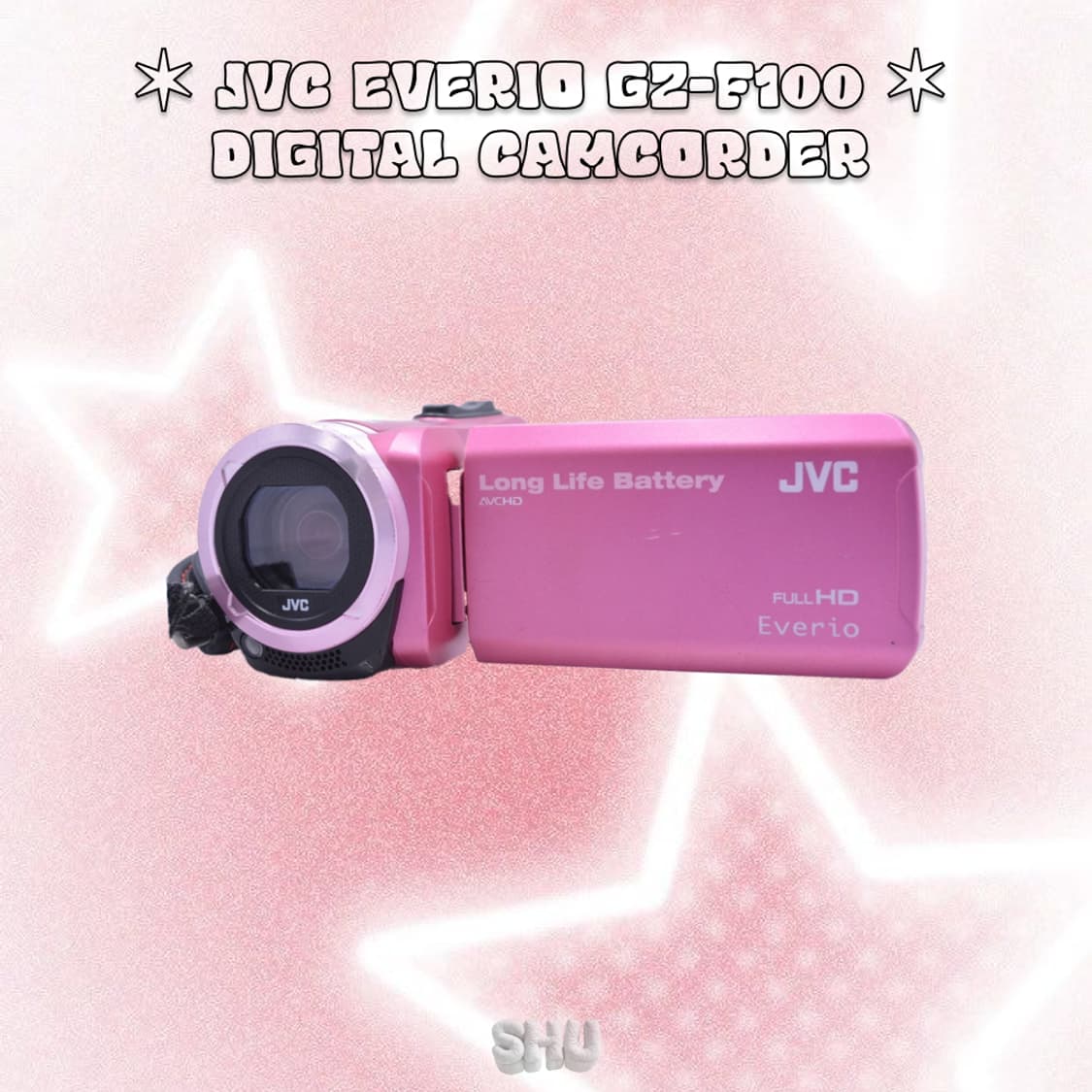 JVC 에브리오 GZ-F100 빈티지 디지털 캠코더 핑크 상품이미지4