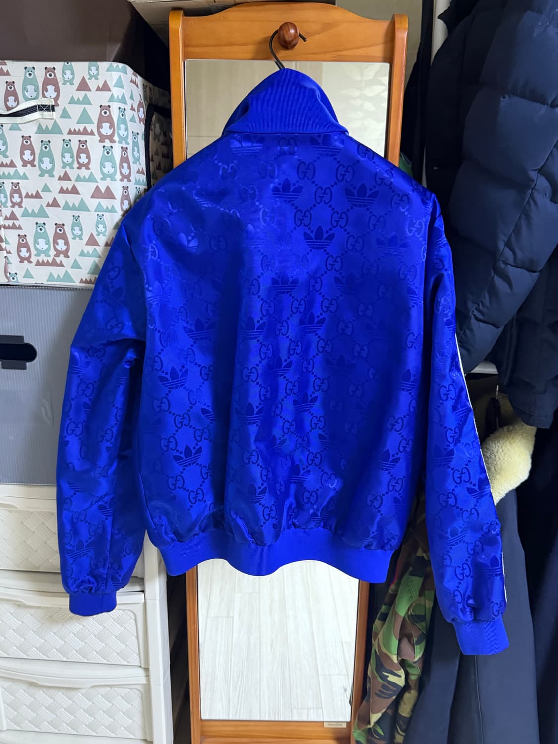 구찌 아디다스 GG 트레포일 자카드 자켓 54 상품이미지2