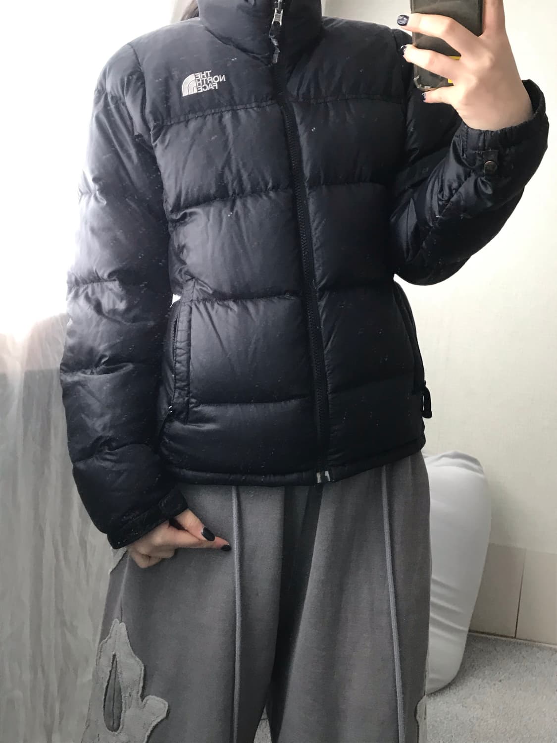 노페 블랙 패딩 상품이미지7