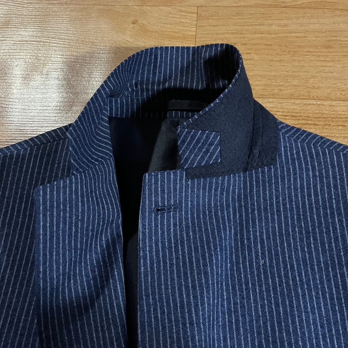 [100] 맨온더분 스트라이프 울자켓 상품이미지3