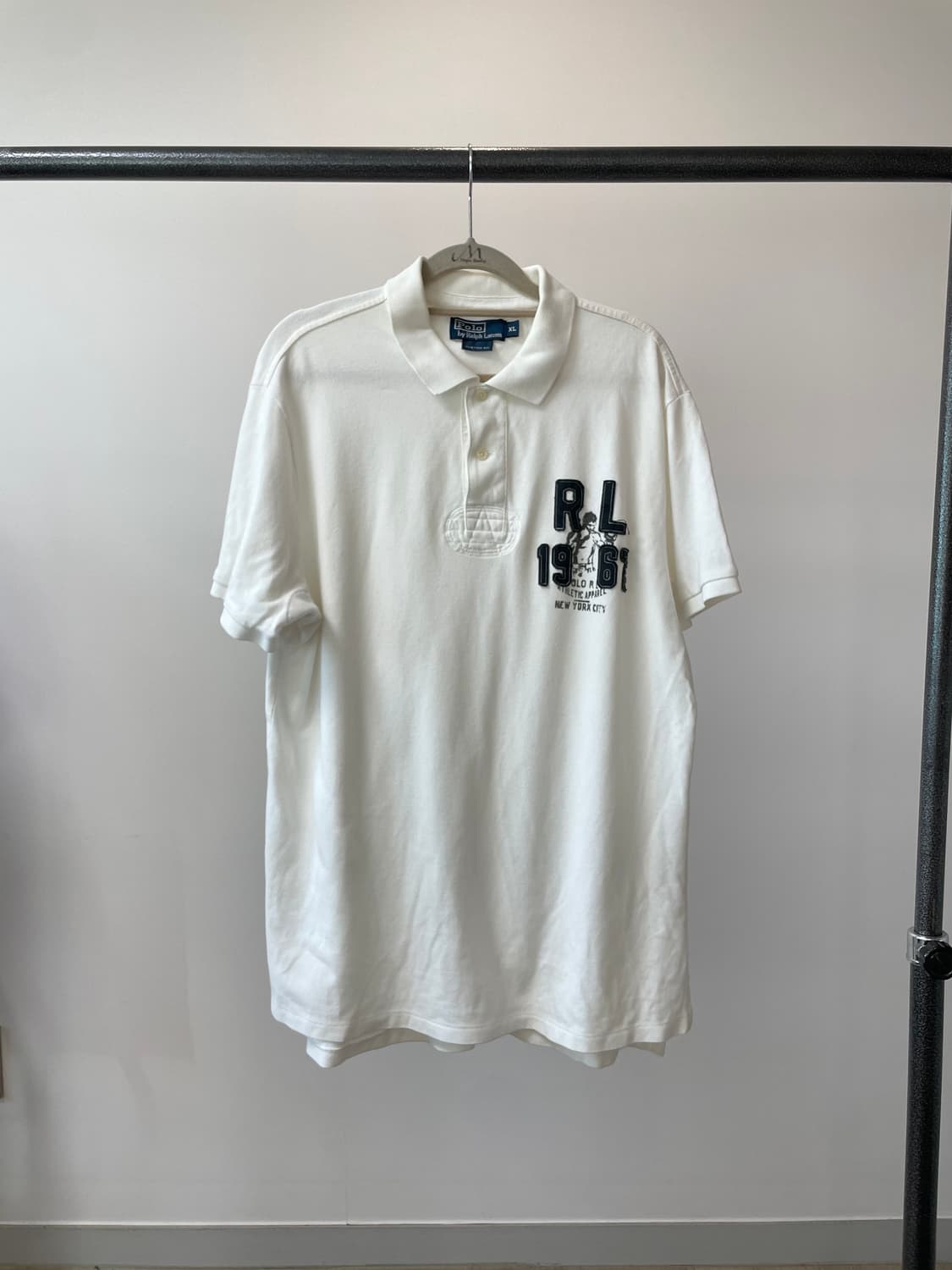 (XL) 폴로 랄프로렌 커스텀핏 복싱 반팔 카라티 상품이미지1