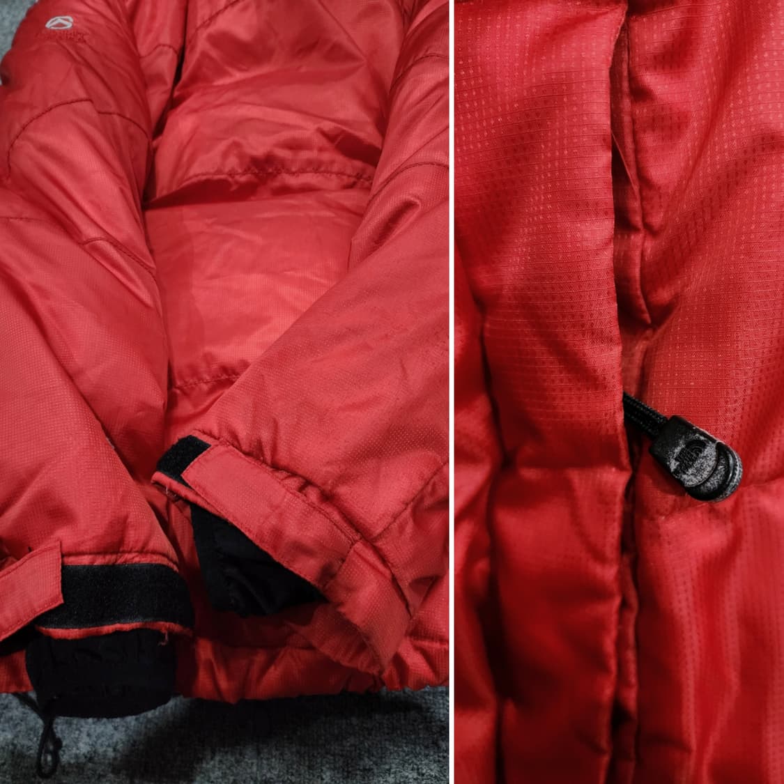 노스페이스 써밋 800 다운 윈드스토퍼 알파인 구스다운 패딩 L 상품이미지8