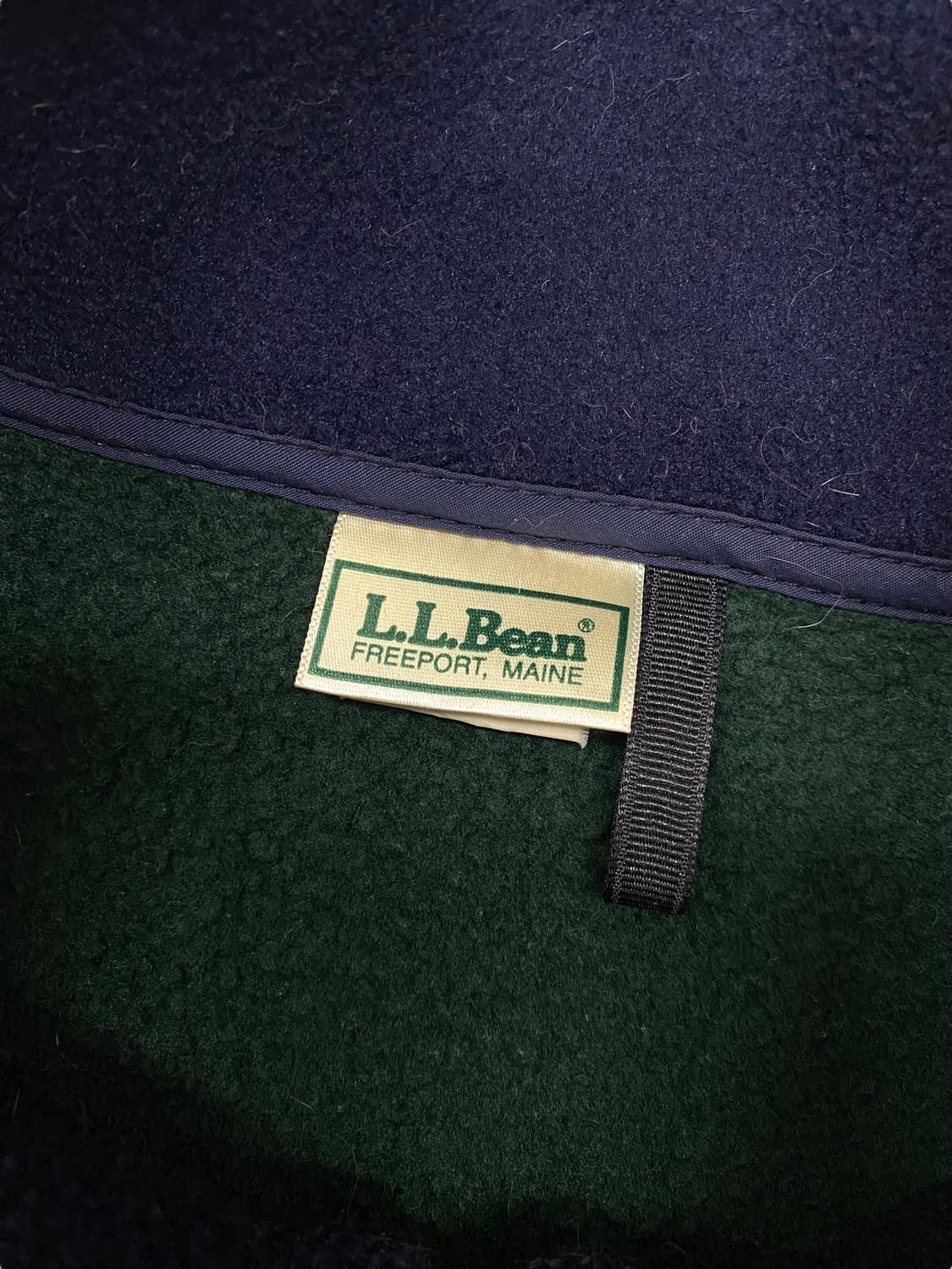 90's 엘엘빈 딥파일 플리스 자켓 상품이미지6