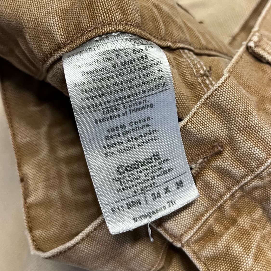 Carhartt B11 카펜터 팬츠 (34“) 상품이미지7