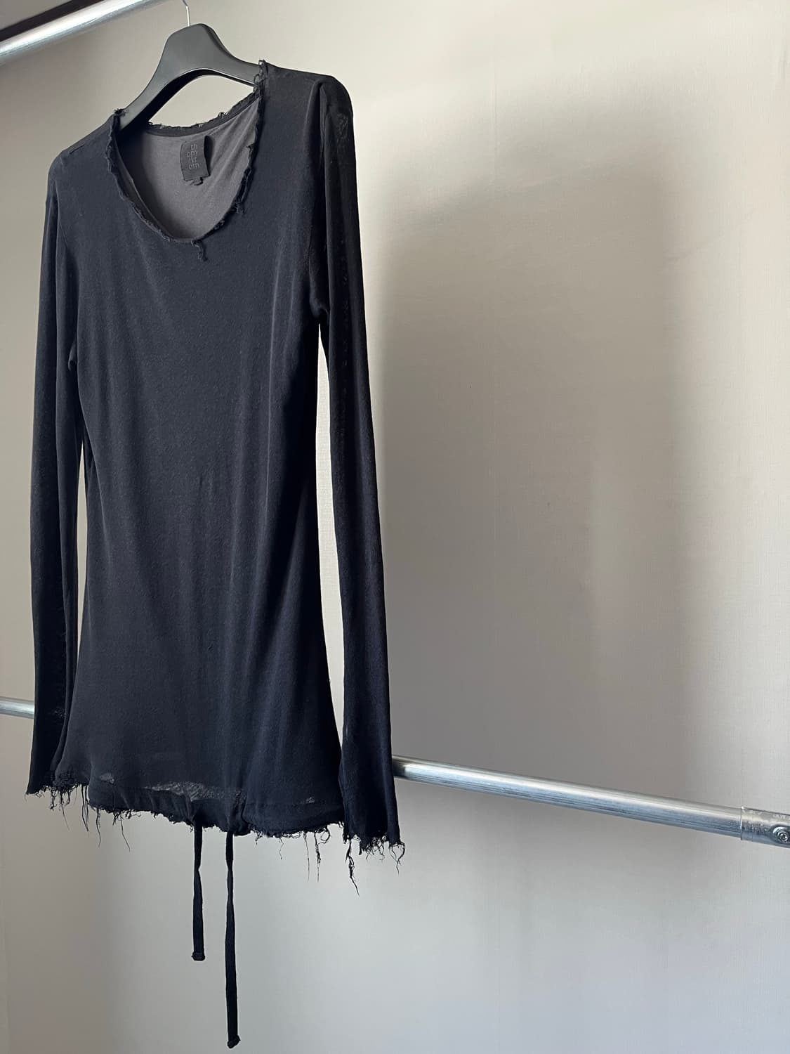 Thom/Krom Raw Edge Double Layer Cutsew 상품이미지2