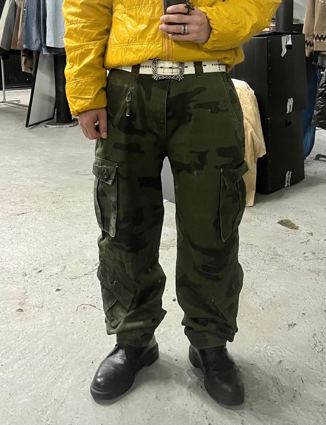 must navy woodland pants 상품이미지2