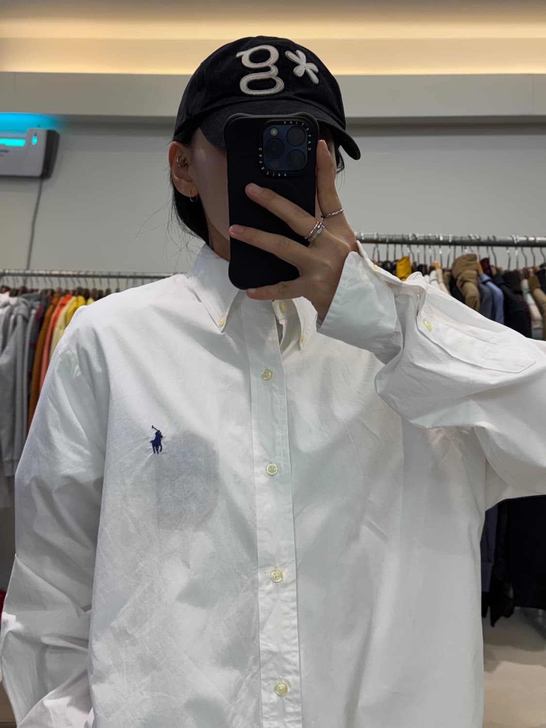 폴로 랄프로렌 셔츠 클래식핏 화이트 상품이미지6