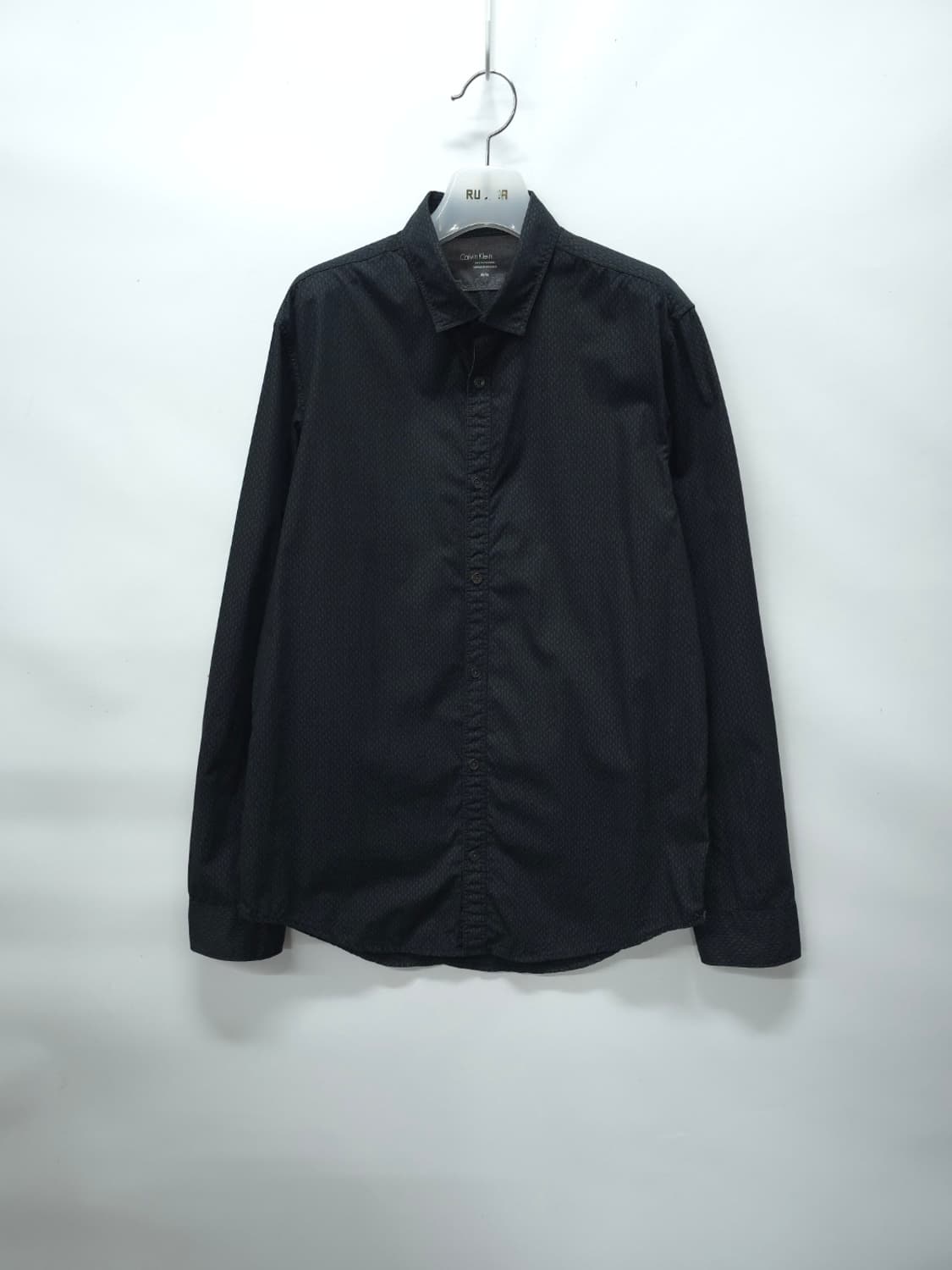 켈빈클라인 블랙 미니 패턴 셔츠 (100) 상품이미지1