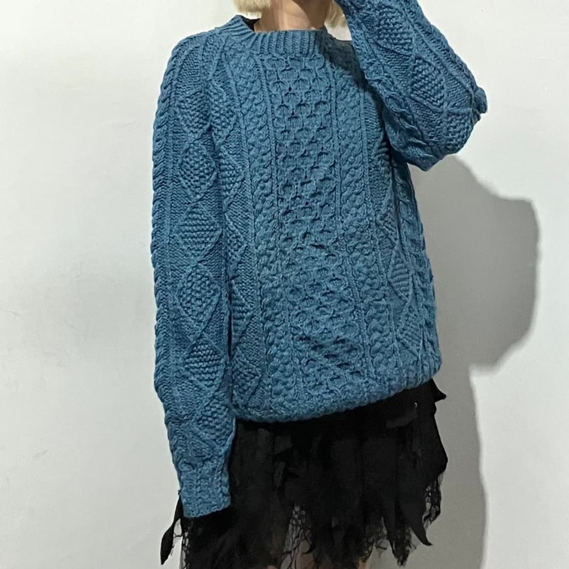 빈티지 피셔맨 케이블 니트 상품이미지1