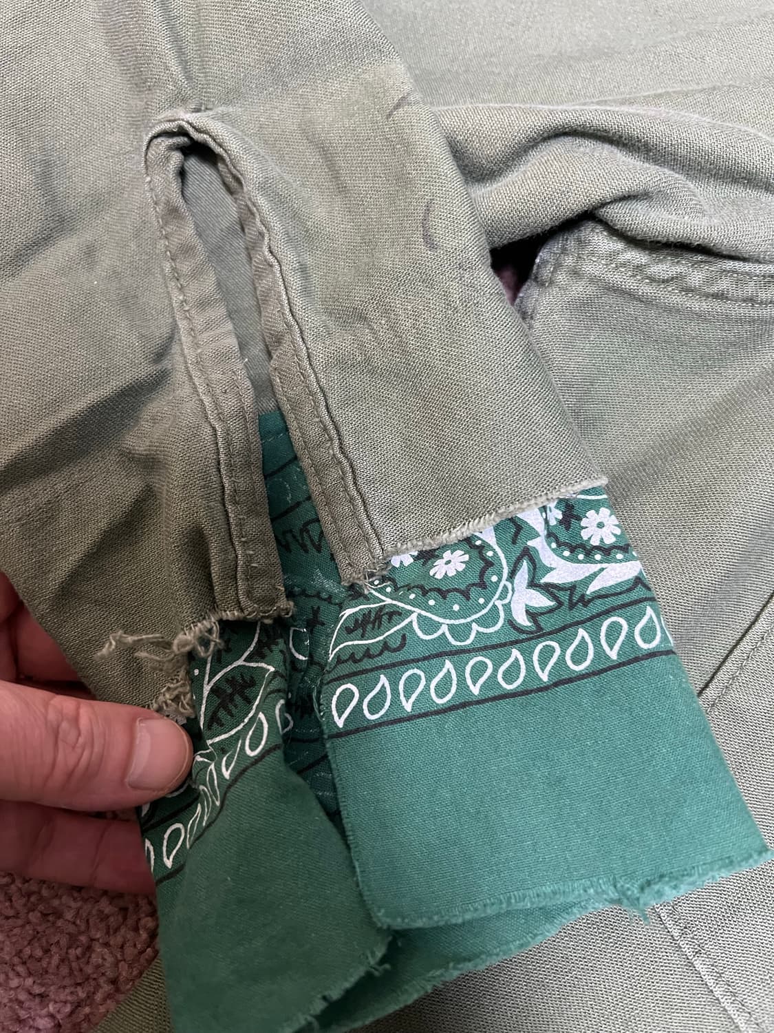 old park 올드파크 밀리터리 반다나 자켓 상품이미지3