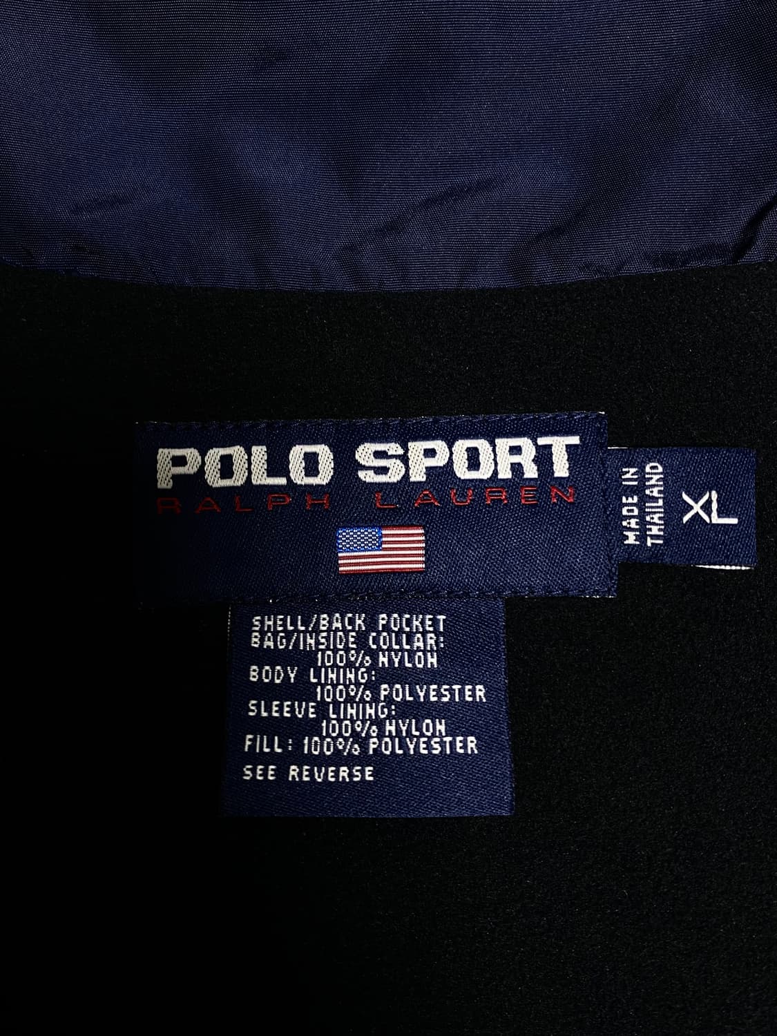1995년 POLO SPORT 폴로스포츠 스펠아웃 아노락 OG 상품이미지8