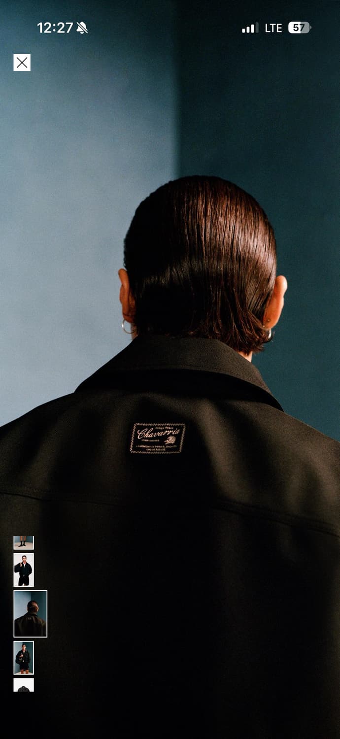 자라 x 윌리차바리아 스트럭쳐 봄버자켓 상품이미지3