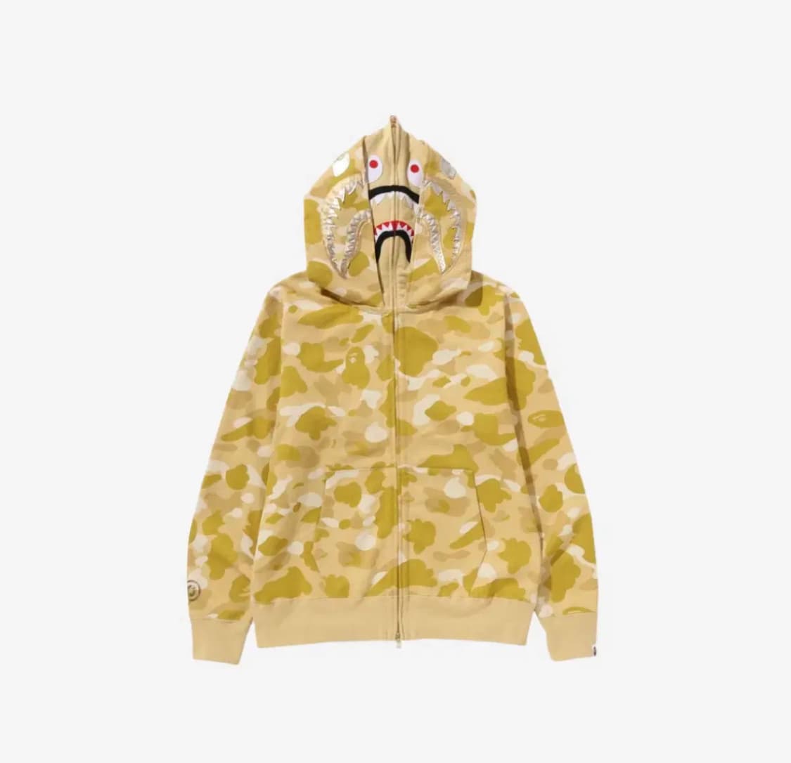 베이프 샤크 후드 Desert Camo (Yellow) 상품이미지1