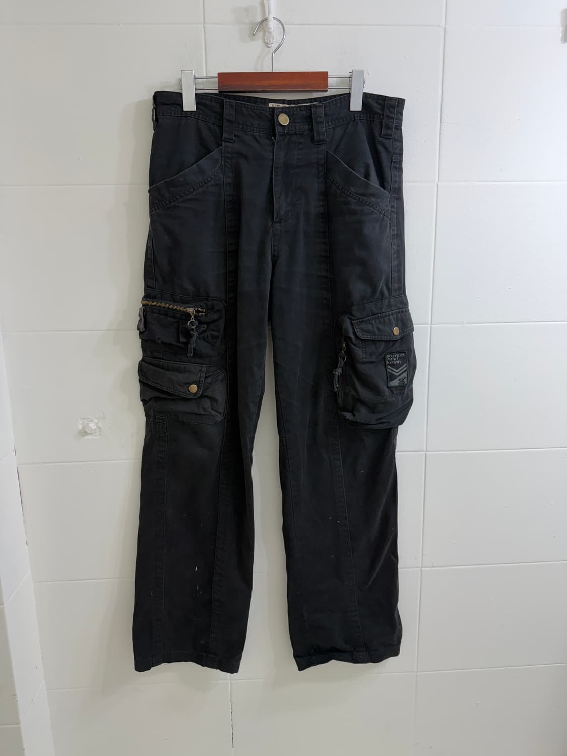 빈티지 펑크 락스타 실버 가죽자켓 코디 세트 상품이미지9