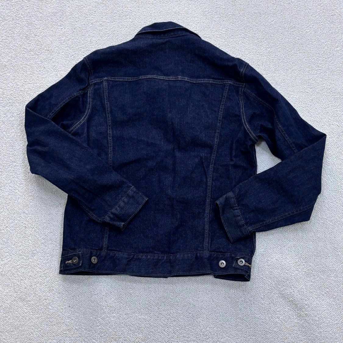 L 유니클로 남성 데님 트리커 자켓0429E 상품이미지2