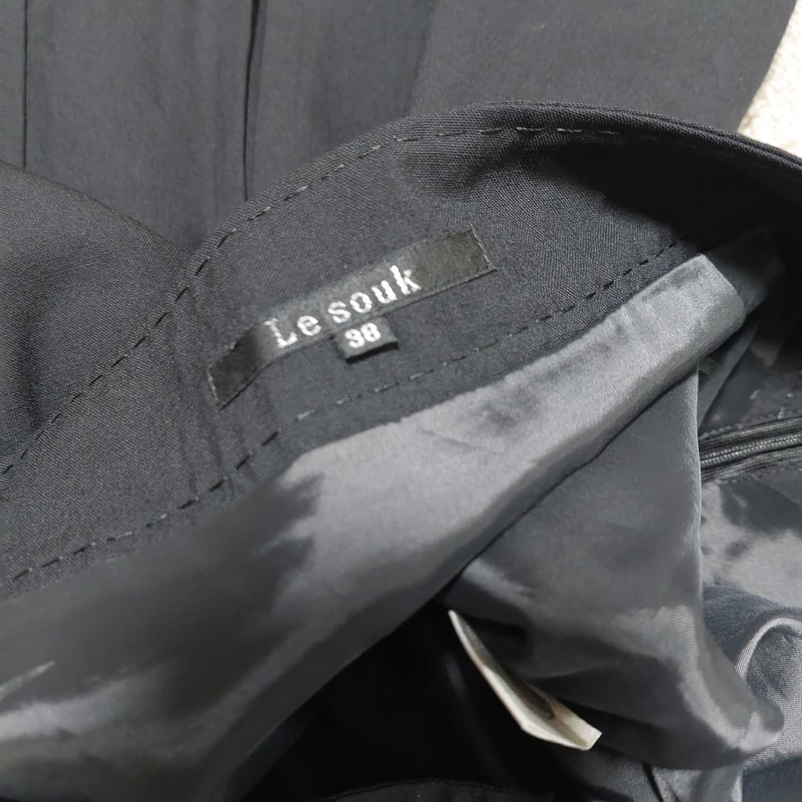 Lesouk 울 미디 플리츠 스커트 상품이미지3