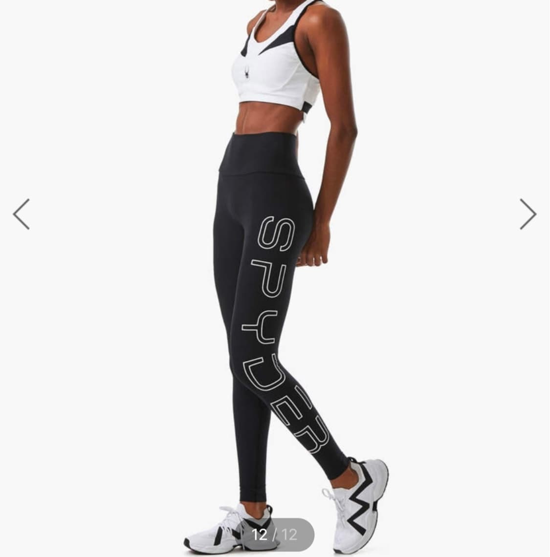 스파이더 사이드 레터링 레깅스 S 상품이미지1