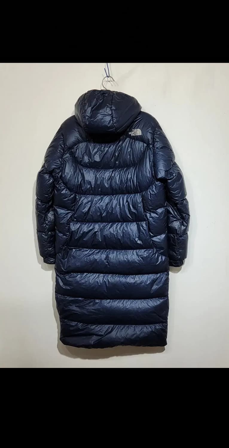 (95) 노스페이스 오리털 롱패딩 점퍼 네이비 다운코트 후드탈부착  상품이미지6